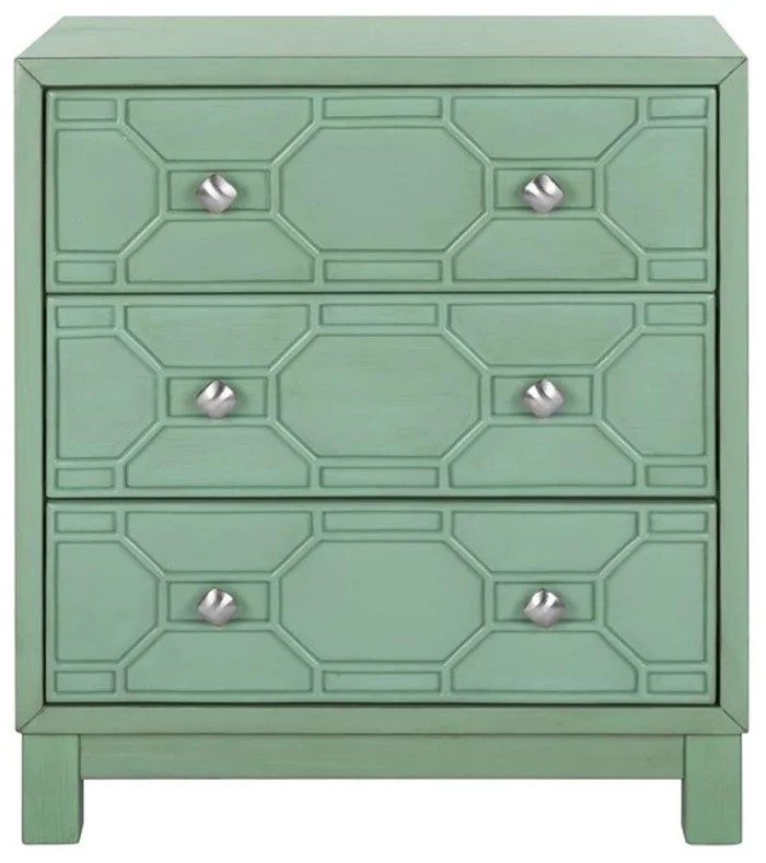 Safavieh – Izumi 3 Drawer Chest – Turquoise – CHS9201A