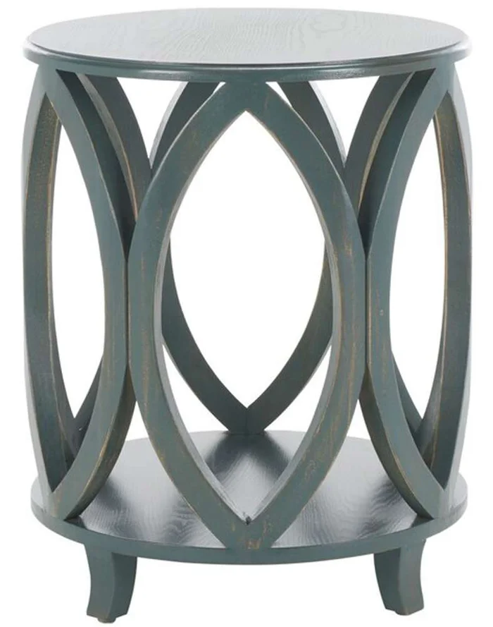 Safavieh – Janika Accent Table – Teal – AMH6607C