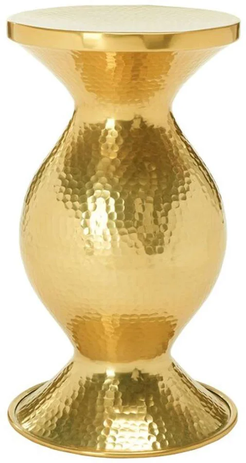 Safavieh – Janus Hammered Stool – Gold – FOX5522A