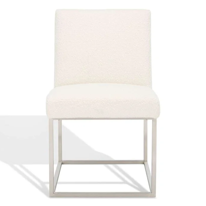 Safavieh – Jenette Dining Chair – Ivory – Silver – KNT7042D