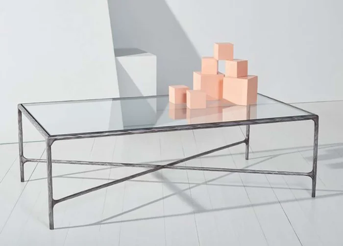 Safavieh – Jessa Rectangle Coffee Table – Silver – SFV9500B