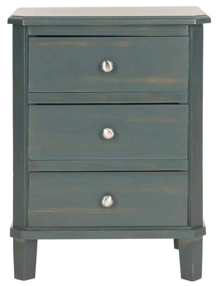 Safavieh – Joe Night Stand W/Storage Drws – Dark Teal – AMH6629B