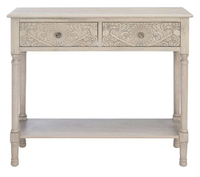 Safavieh – Josie 2 Drawer Console Table – Greige – CNS5708B