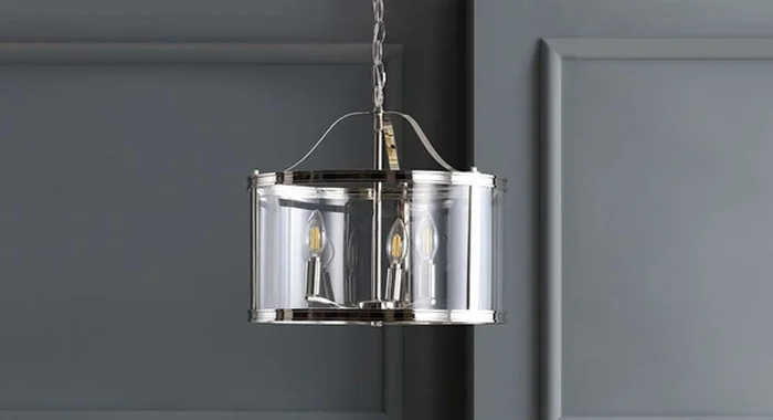 Safavieh – Jude 3Lt 16 Inch Pendant – Nickle – PND4041A