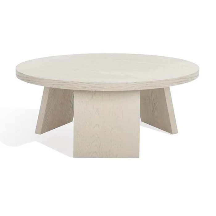 Safavieh – Julianna Wood Coffee Table – White Washed – SFV2127C