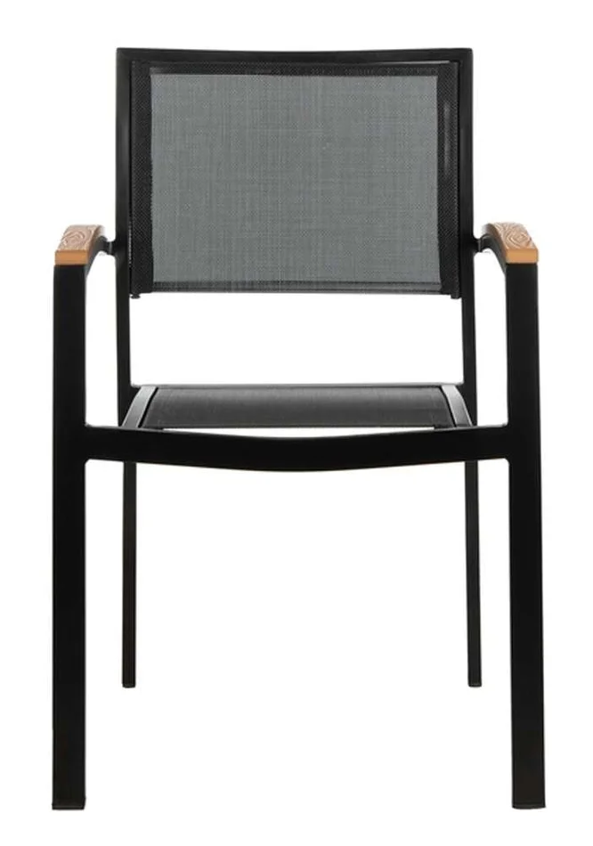 Safavieh – Kaelan Chair – Black – Brown (Set of 2) – PAT4030A-SET2