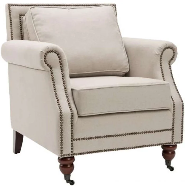 Safavieh – Karsen Club Chair – Taupe – MCR4534A