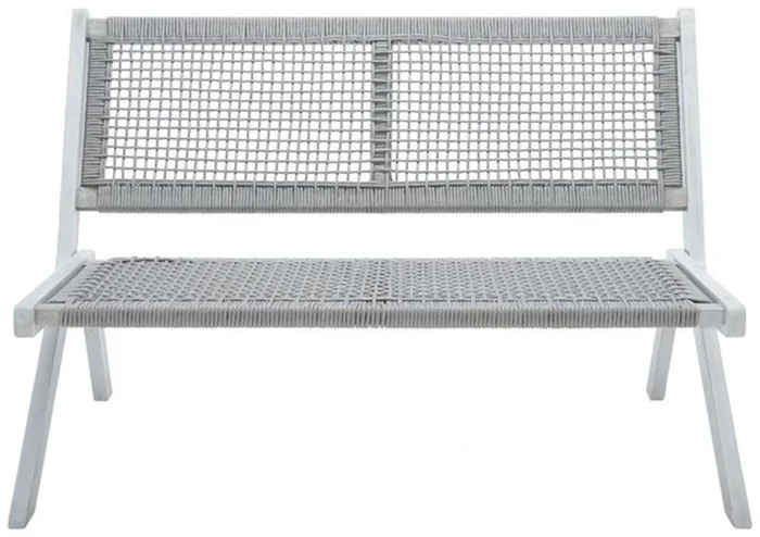 Safavieh – Kobina Outdoor Bench – Grey – Grey – PAT7304B