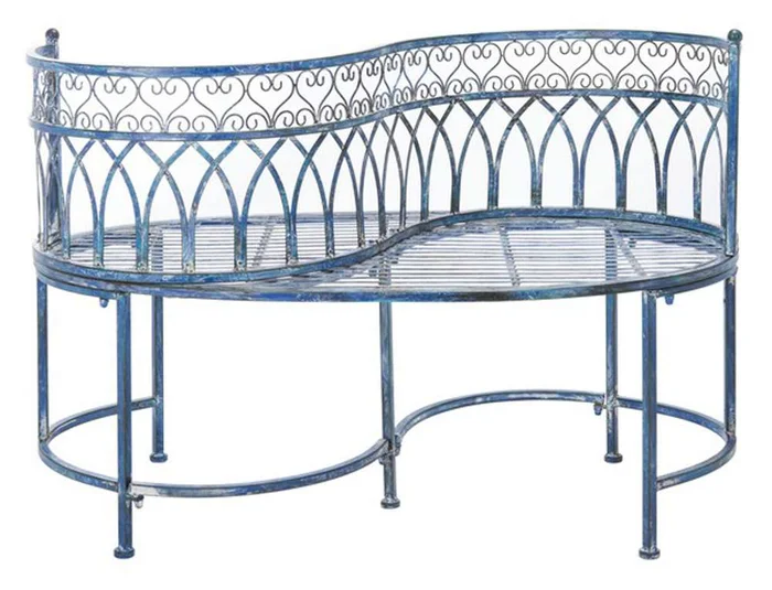 Safavieh – Lara Kissing Bench – Mossy Blue – PAT5005C