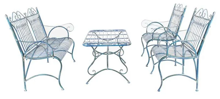 Safavieh – Leah 4 Piece Set – Mossy Blue – PAT5000C