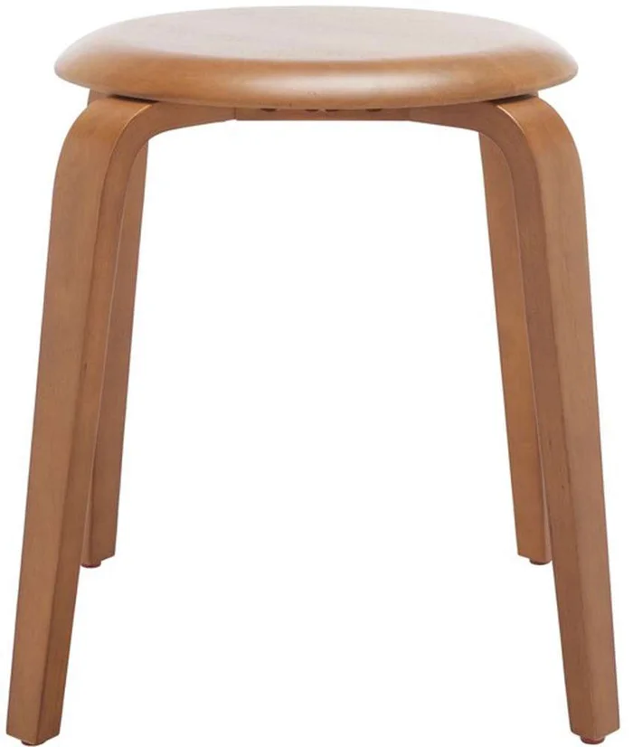 Safavieh – Luella Stackable Stool – Walnut – STL1000B