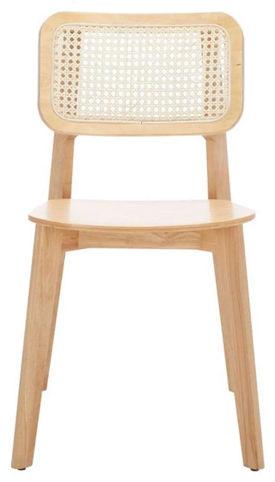 Safavieh – Luz Cane Dining Chair – Natural (Set of 2) – DCH1006A-SET2