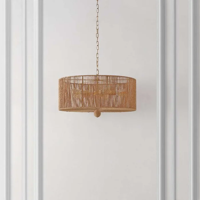 Safavieh – Mamba 5 Lt 24in Pendant – Natural – Gold – PND4186A