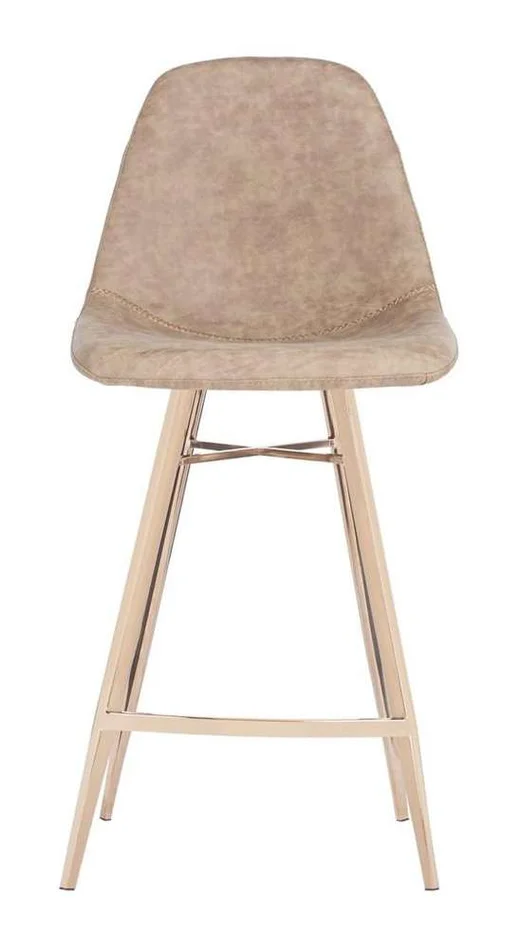 Safavieh – Mathison Counter Stool – Brown – Copper – FOX3012A