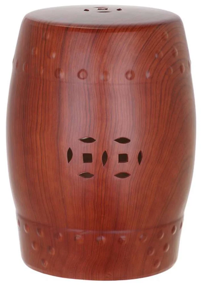 Safavieh – Ming Forest Garden Stool – Red – ACS4552C