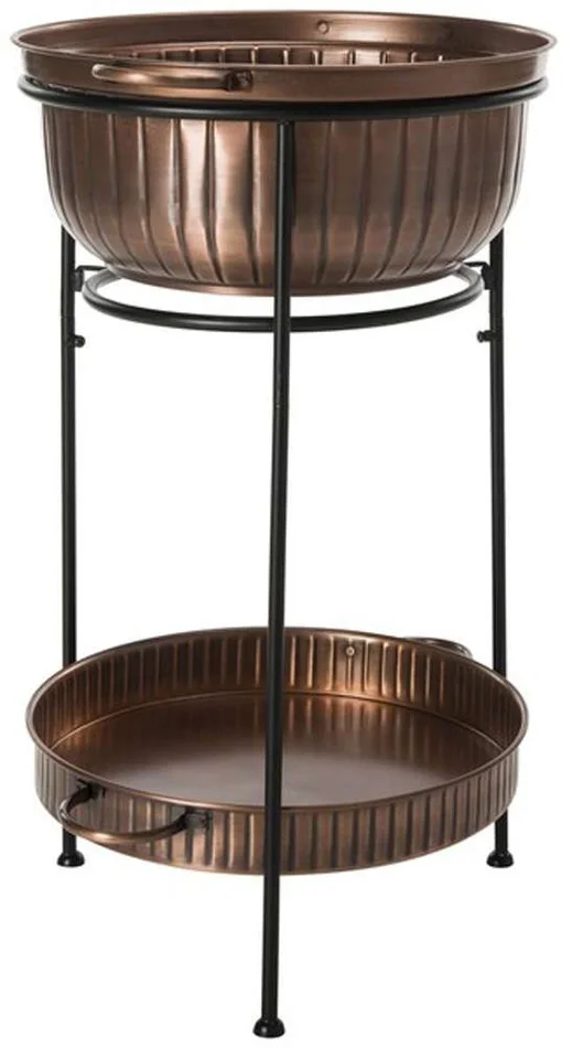 Safavieh – Naka Plant Stand – Antique Copper – Black – PIT2006A