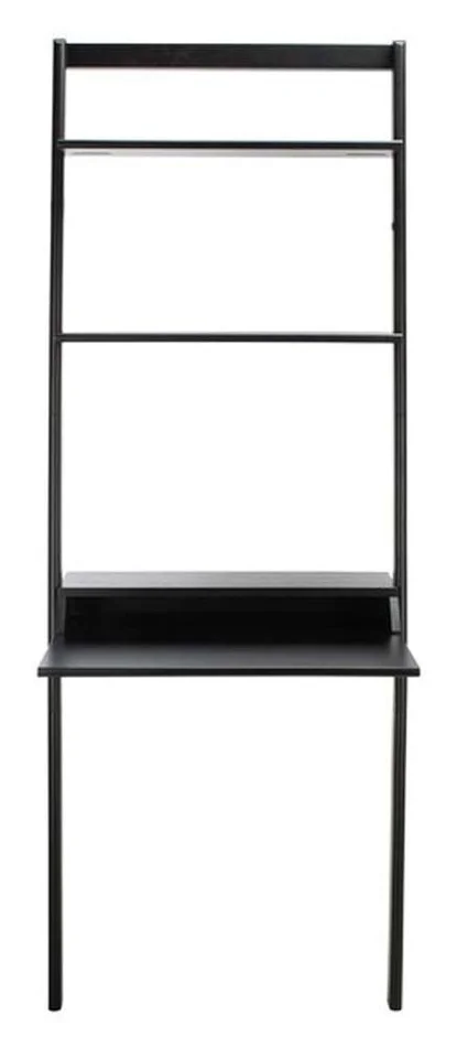 Safavieh – Pamella 2 Shelf Leaning Desk – Black – DSK9400D
