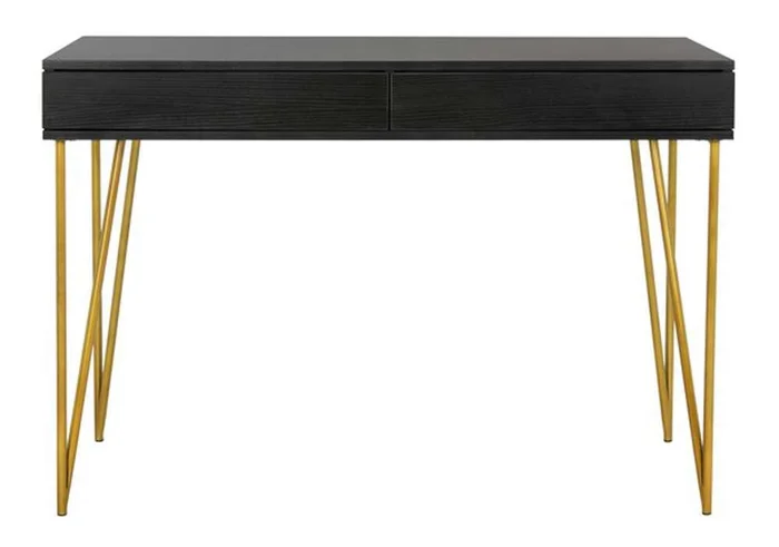 Safavieh – Pine Two Drawer Desk – Black – FOX2238B