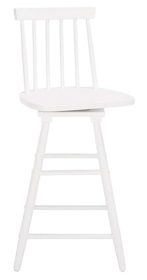 Safavieh – Quai Swivel Counter Stool – White – BST1404C