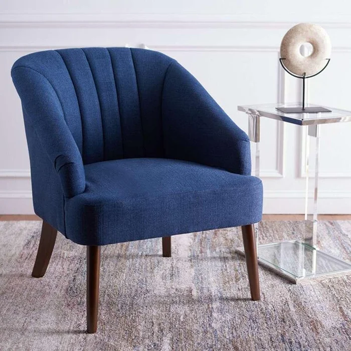 Safavieh – Quenton Accent Chair – Navy – ACH4002B
