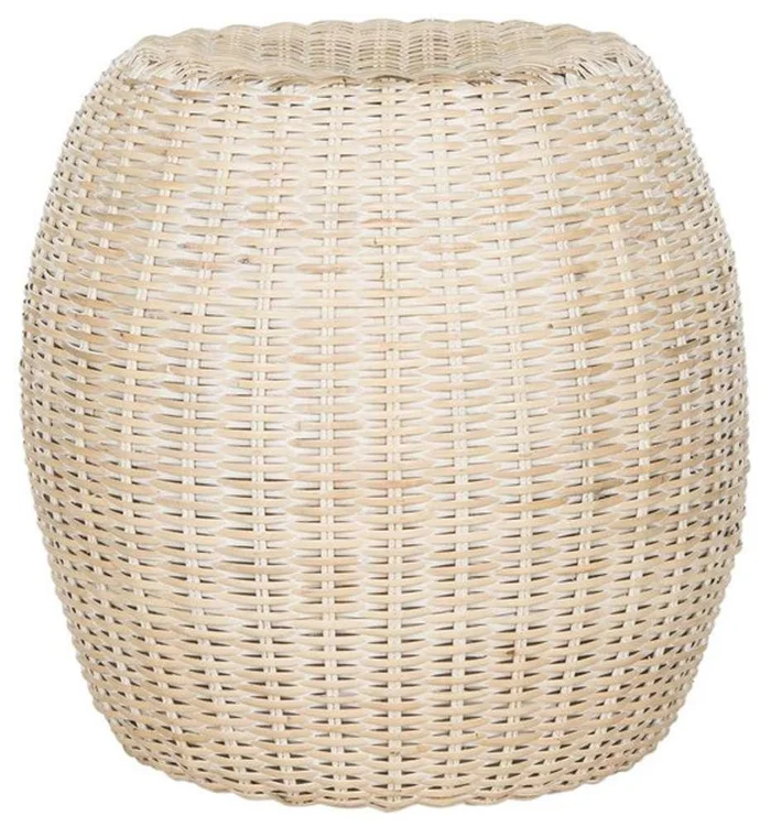 Safavieh – Remi Stool – White Washed – SEA8022C