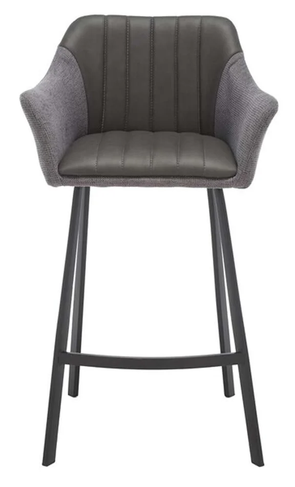 Safavieh – Rodi Counter Stool – Grey – Black – BST3019A