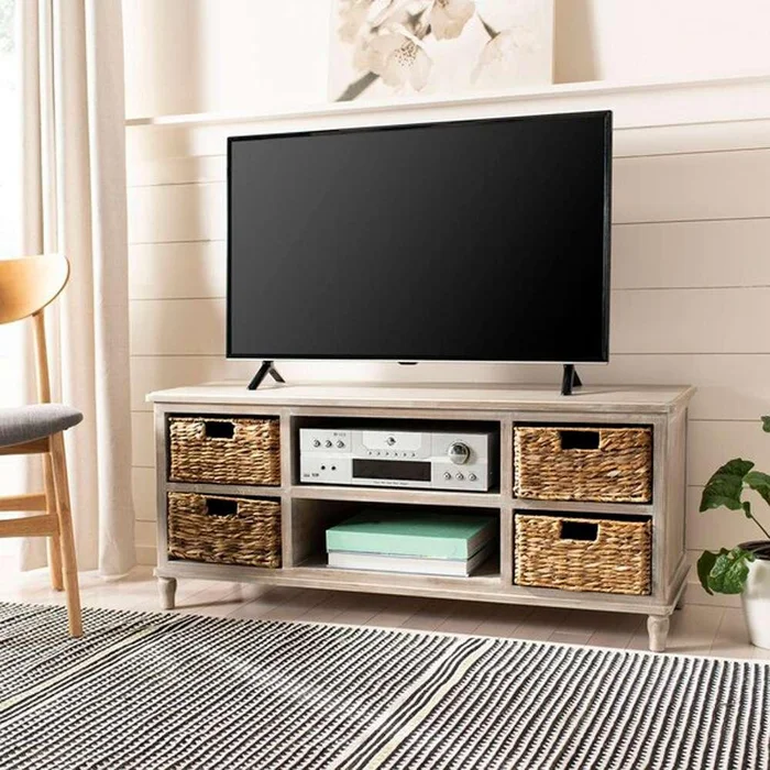 Safavieh – Rooney Tv Unit – White Washed – AMH5745E
