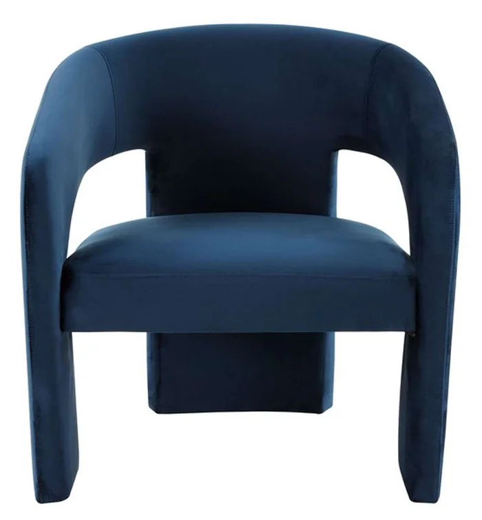 Safavieh – Roseanna Modern Accent Chair – Navy – SFV4780A