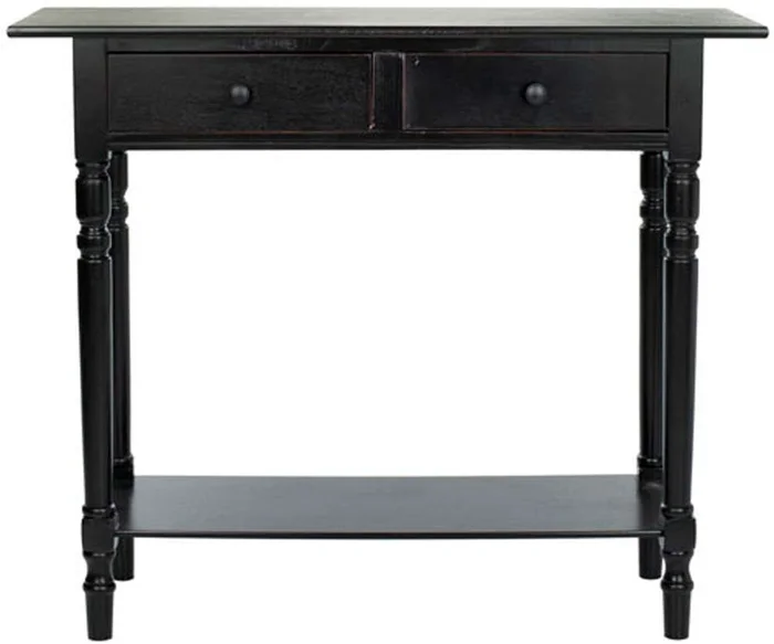 Safavieh – Rosemary Console – Distressed Black – AMH5705B