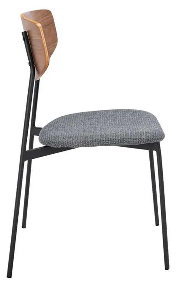 Safavieh – Ryker Dining Chair – Walnut – Grey (Set of 2) – DCH3007B-SET2