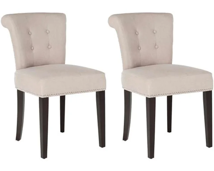 Safavieh – Sinclair Ring Chair – Taupe (Set of 2) – MCR4705B-SET2