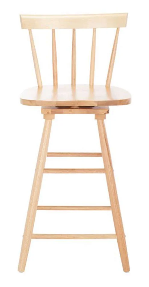 Safavieh – Tage Swivel Counter Stool – Natural – BST1400D