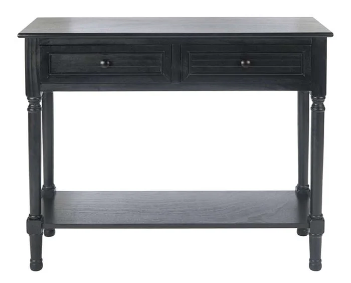 Safavieh – Tate 2Drw Console Table – Black – CNS5720B