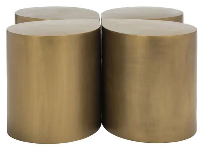 Safavieh – Tilly Coffee Table – Antique Brass – FOX3214A