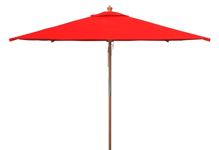 Safavieh – Velop 7.5Ft Wood Umbrella – Red – PAT8409D
