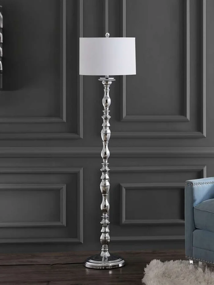 Safavieh – Wilhelmina Floor Lamp – Chrome – FLL4054A