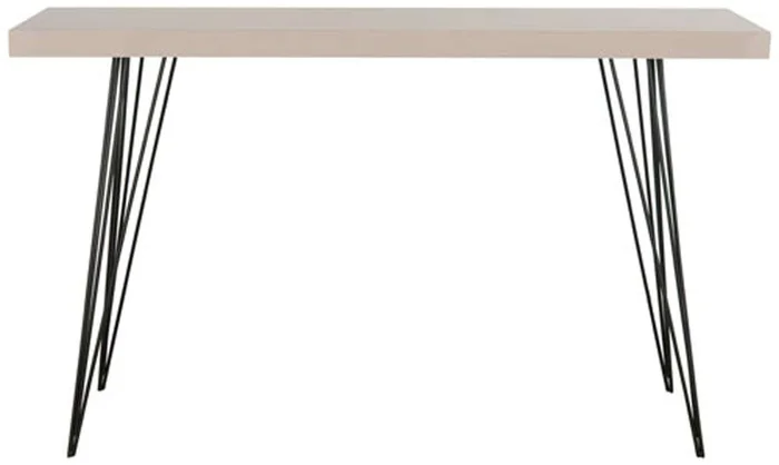 Safavieh – Wolcott Console Table – Taupe – Black – FOX4208D