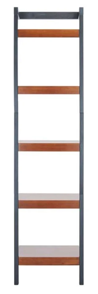 Safavieh – Yassi 5 Tier Leaning Etagere – Honey Brown – Charcoal – ETG9403C