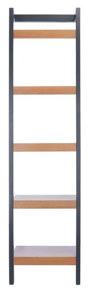 Safavieh – Yassi 5 Tier Leaning Etagere – Natural – Charcoal – ETG9403A