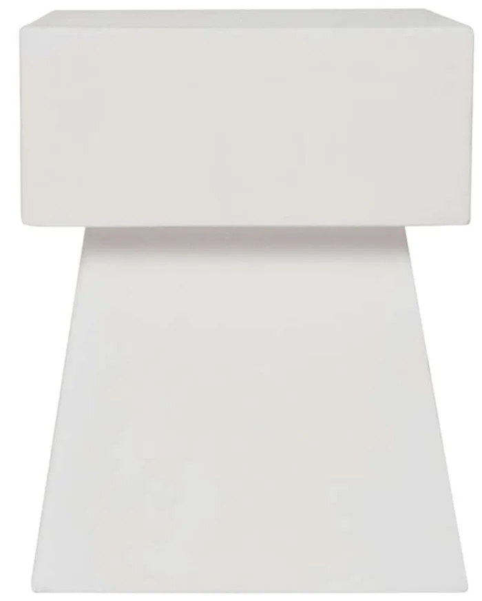 Safavieh – Zen In/Outdoor Accent Stool – Ivory – VNN1000B