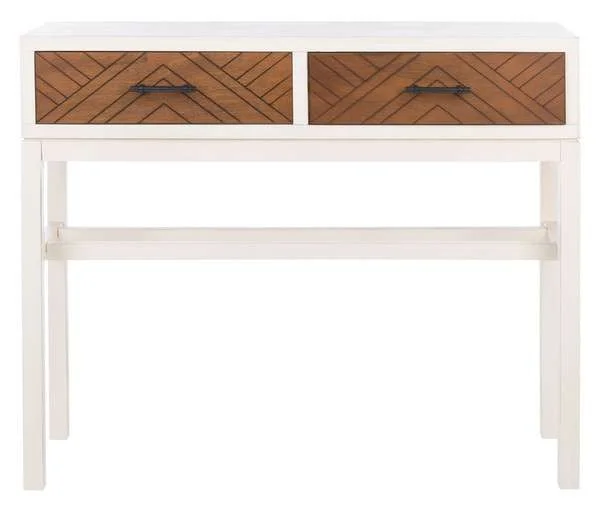 Safavieh Ajana 2 Drawer Console – Distressed White W