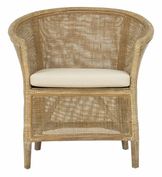 Safavieh Alexana Rattan Armchair – White,W,White,