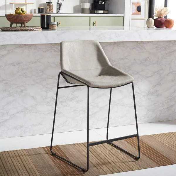Safavieh Alexis Mid Century Counter Stool – Stone