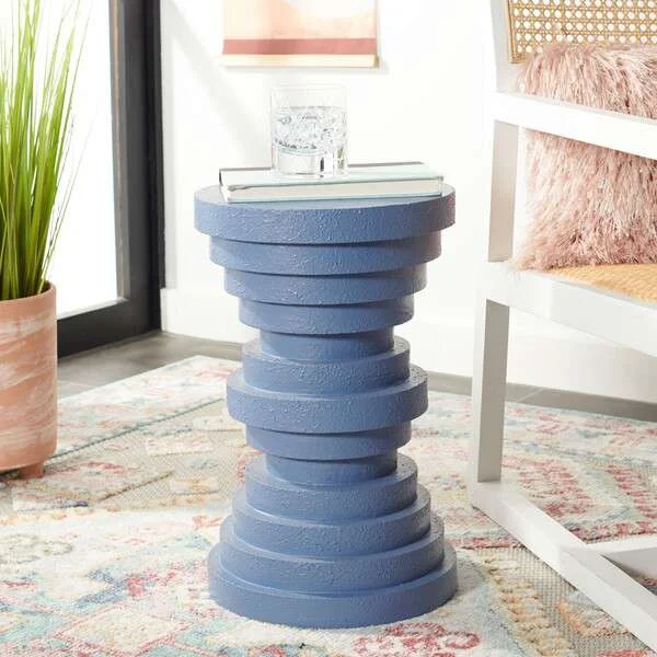Safavieh Ali Accent Table – Periwinkle