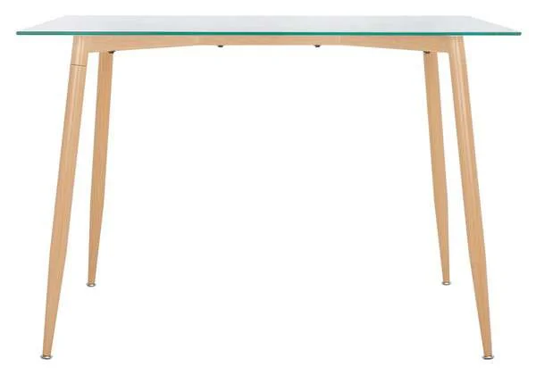 Safavieh Averill Glass Dining Table – Clear
