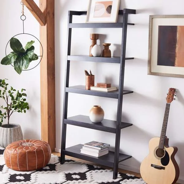 Safavieh Beauregard 5 Tier Leaning Etagere – Black