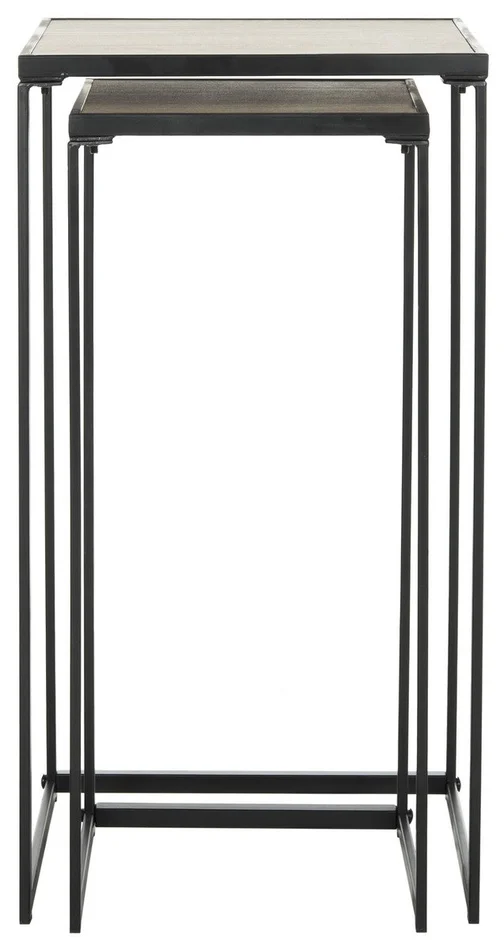 Safavieh Callia Retro Mid Century Wood Stacking End Table – Light,Brown