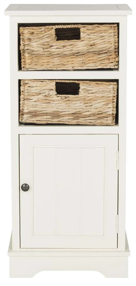 Safavieh Connery Cabinet – Distressed White
