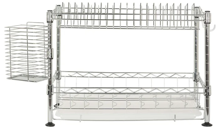 Safavieh Darina Adjustable Chrome Wire Dish Rack (17.7 In. W X 9.8 In.