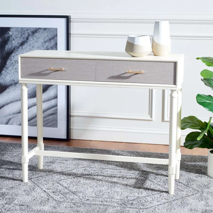 Safavieh Estella 2Drw Console Table – White